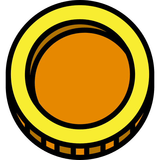 Floating coin